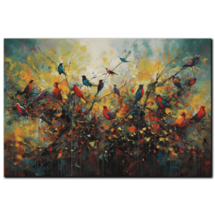 Painting “Choir” by Emilia de la Fuente AAA 00023 01