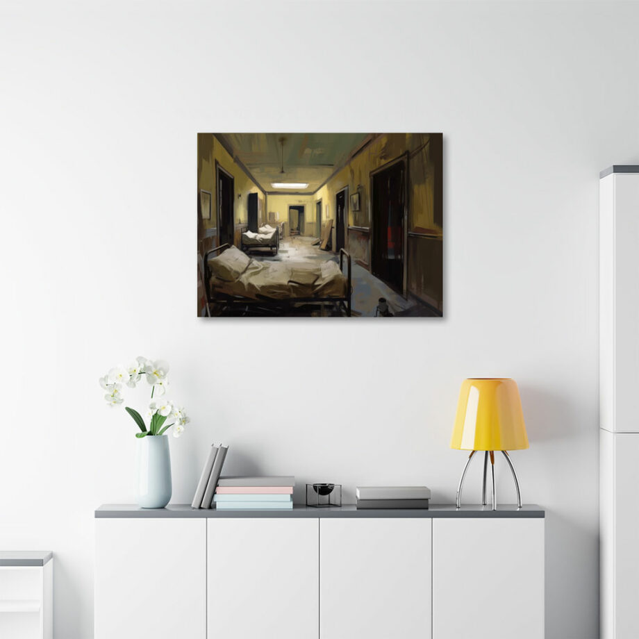 Painting “Corridor of Care The Tonalist Impression” by Wilhelm Krause AAA 00161 05