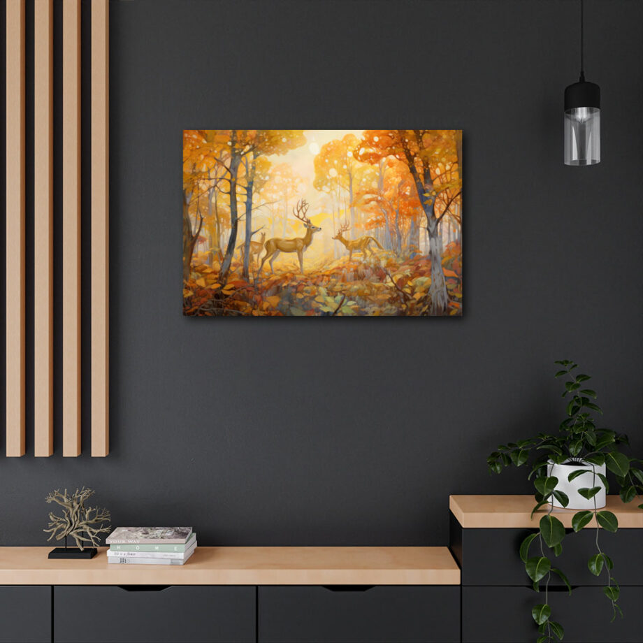Painting “Ethereal Fall The Deer’s Tale” by Sofia Moretti AAA 00048 04