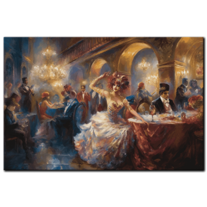 Painting “Grandeur Waltz The Ballroom Spectacle” by Sofia Moretti AAA 00062 01