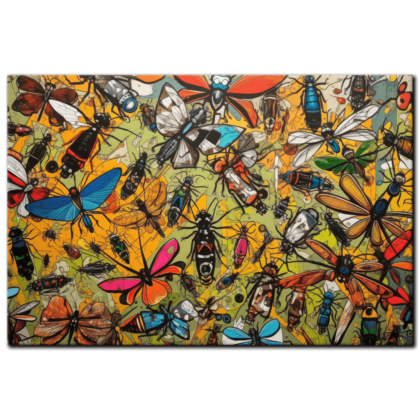 Painting “Insectum Spectrum Nature’s Hidden Palette” by Mateo Torres AAA 00125 01
