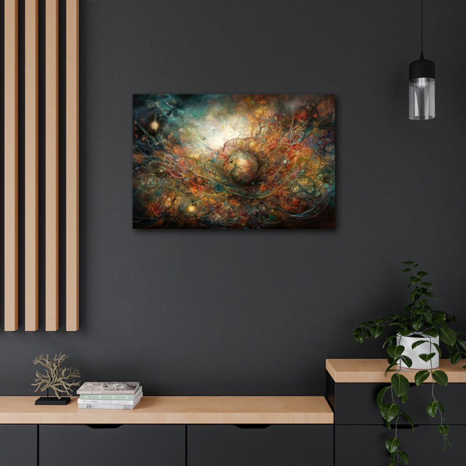 Painting “Kaleidoscope Cosmos” by Elise Blanchard AAA 00113 04