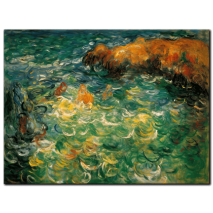 Painting “Sea Chant – Degas’ Fauvist Ode to Ocean Waves” by Marcel Dubois AAA 00226 01