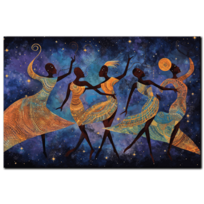 Painting “Stellar Rhythms” by Malik Diouf AAA 00075 01