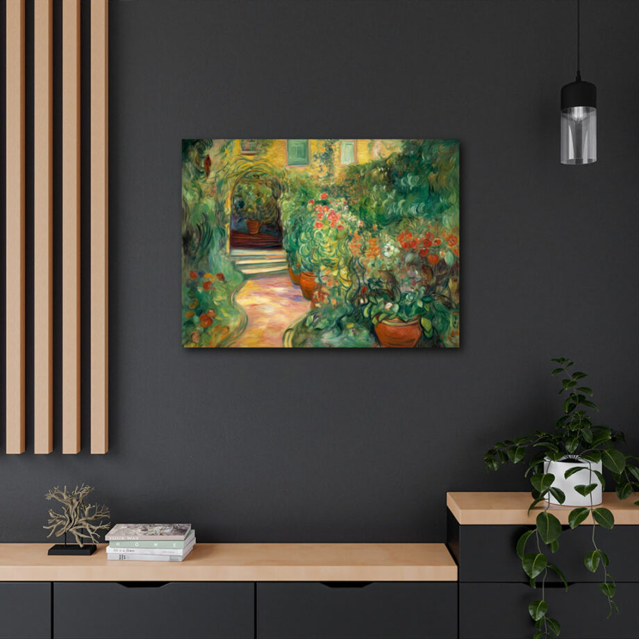 Painting “The Art Nouveau Pathway – A Colorful Garden Symphony” by Marcel Dubois AAA 00221 04