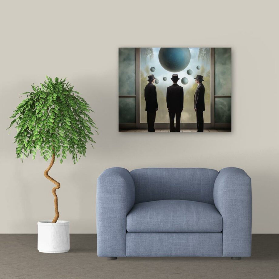 Painting “The Doorway Triptych Sphere Shadows” by Luka Novak AAA 00213 02