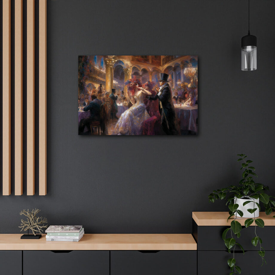 Painting “Victorian Rhapsody Dance in the Hall of Mirrors” by Sofia Moretti AAA 00050 04