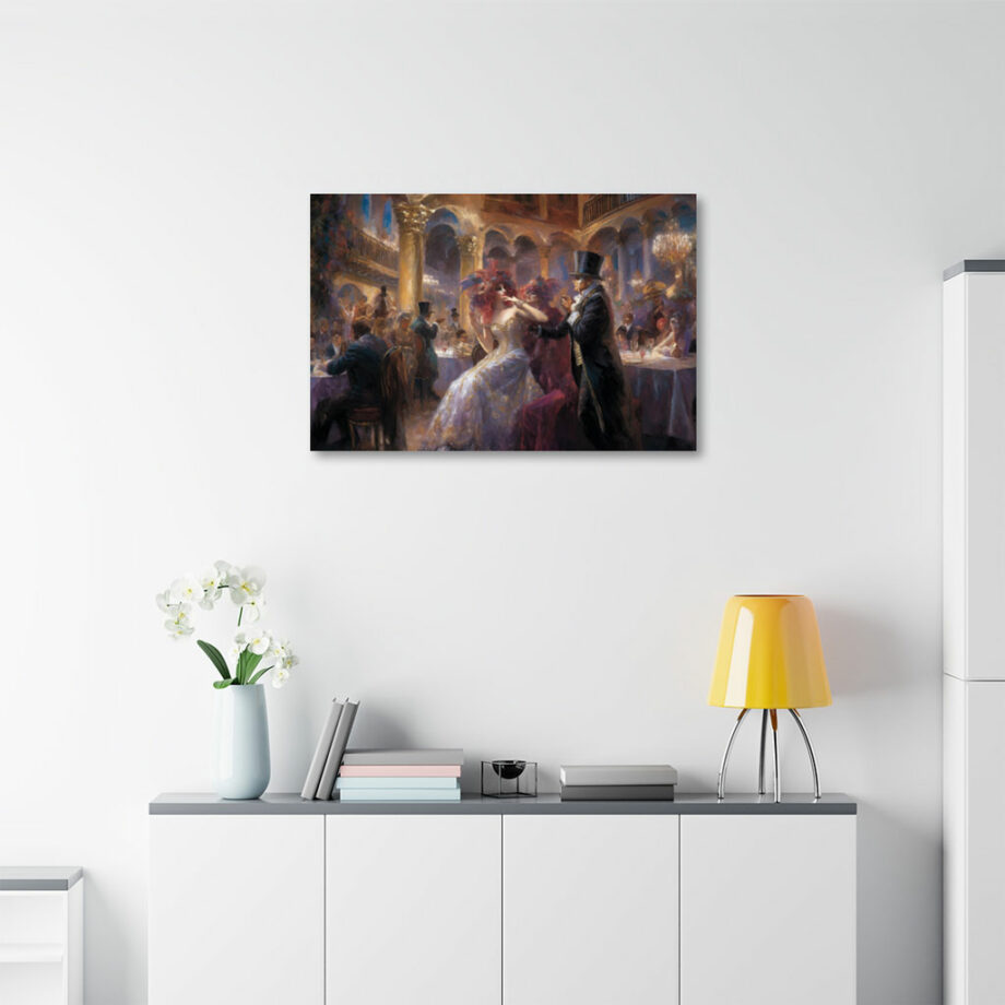 Painting “Victorian Rhapsody Dance in the Hall of Mirrors” by Sofia Moretti AAA 00050 05