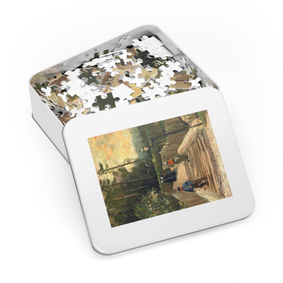 a puzzle in a tin